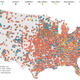 Image for article titled A Map of the Closest Pizza Place to Anywhere in the United States